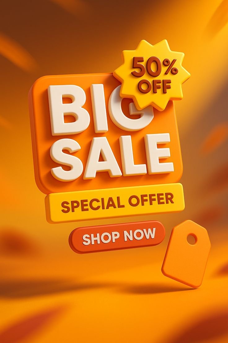 Unmissable Big Sale Event - Grab 50% Off Today!