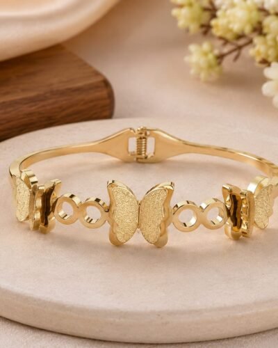 Golden Butterfly Anti-Tarnish bracelet (Baby Size)