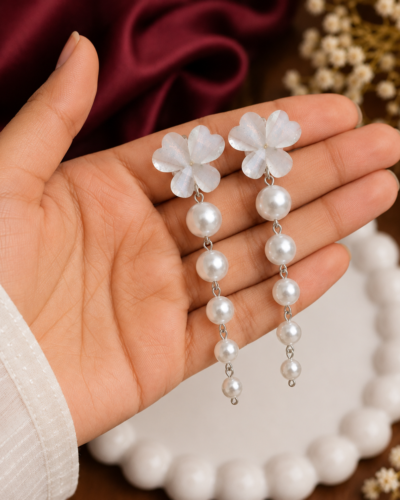 White Earrings