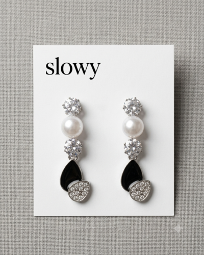 Combo Pack of 3 Stylish Pearl Drop Earrings