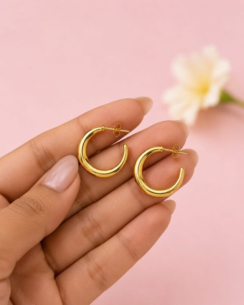 Our "Elara" Anti-Tarnish Earrings